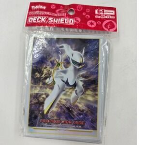 Pokemon Center Japan Arceus Deck Shield Card Sleeves 64ct 66x92mm New Sealed